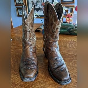 Brown Leather boots, size 6.5 or UK 37